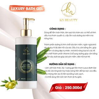 Sữa tắm hương sữa và dầu oliu sang chảnh chính hãng Knbeauty