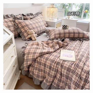 Bộ chăn ga gối Coton Đũi Nhật