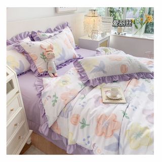 Bộ chăn ga gối Coton Đũi Nhật
