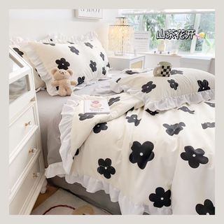 Bộ chăn ga gối Coton Đũi Nhật