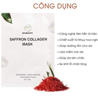 Mặt nạ safron cho da căng bóng chính hãng Knbeauty