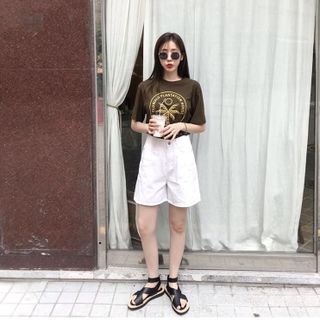 Quần short khuy đũi mềm hot hit