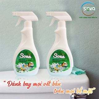 Bọt Tuyết Đa Năng - Tẩy Đa Năng SoNa | Xịt Đa Năng, Tẩy Rửa Vết Bẩn Nhà Bếp, Lau Kính Sạch Bong, Vệ Sinh Bề Mặt SoNa 500ml