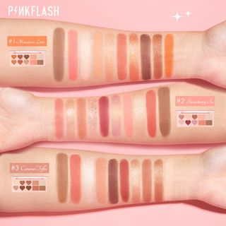 Bàng Phấn Trang Điểm Tích Hợp Phấn Bắt Sáng Pinkflash Đa Năng Cho Mặt/Mắt 120g
