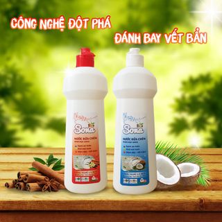 Nước Rửa Chén Hương Dừa 800 Gram