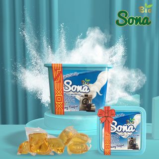 Hộp Viên Giặt Xả Hương Comfort | Viên Giặt Xả Quần Áo SoNa - Sản Phẩm Sinh Học Siêu Tiện Lợi |Hộp 30 Viên| Siêu Tiết Kiệm & An Toàn