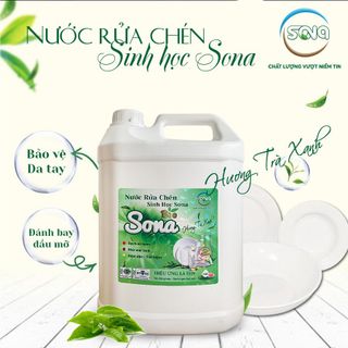 Nước Rửa Chén Hương Trà Xanh 5 Kg