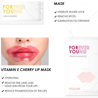 MẶT NẠ MẮT/MÔI FOCALLURE CHỨA VITAMIN E HỖ TRỢ CẢI THIỆN QUẦNG THÂM TÀN NHANG LÀM TRẺ HÓA DA