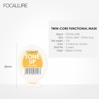 MẶT NẠ 7 NGÀY FOCALLURE 3.8G HỖ TRỢ GIẢM MỤN DƯỠNG ẨM KIỂM SOÁT DẦU NHỜN DƯỠNG DA TRẮNG HỒNG