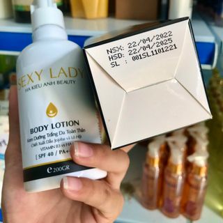 Body Lotion sexy lady