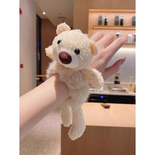 Dây Cột Tóc Hình Gấu Hoạt Hình Ba Chiều Thời Trang Thu Đông Xinh Xắn