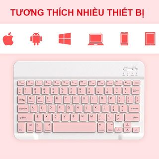 Bộ Bàn Phím Bluetooth 10 Inch / 7 Inch Và Chuột Bluetooth, Thích Hợp Cho IPad / Máy Tính Bảng / Máy Tính Xách Tay / điện