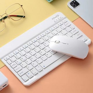 Bộ Bàn Phím Bluetooth 10 Inch / 7 Inch Và Chuột Bluetooth, Thích Hợp Cho IPad / Máy Tính Bảng / Máy Tính Xách Tay / điện