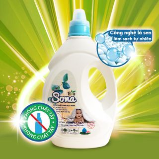 Nước Giặt Xả Sinh Học SONA Hương Ban Mai 3.6Kg | Nước Giặt Xả 2in1 An toàn cho làn da, bảo vệ từng sợi vải