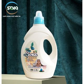 Nước Giặt Xả Sinh Học SONA Hương Ban Mai 3.6Kg | Nước Giặt Xả 2in1 An toàn cho làn da, bảo vệ từng sợi vải