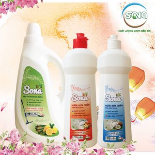 Nước Lau Sàn SoNa 1.25kg Hương Chanh Xả | Đuổi Ruồi Muỗi, Côn Trùng, Cho Sàn Nhà Luôn Sáng Bóng