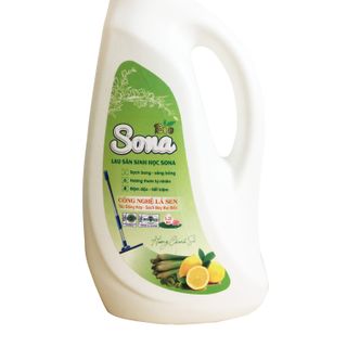 Nước Lau Sàn SoNa 1.25kg Hương Chanh Xả | Đuổi Ruồi Muỗi, Côn Trùng, Cho Sàn Nhà Luôn Sáng Bóng