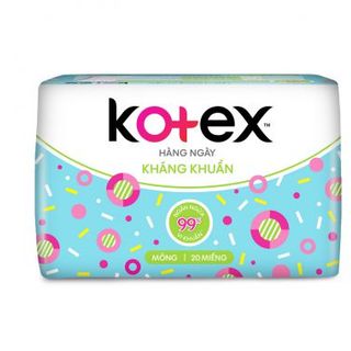 Băng vệ sinh Kotex hằng ngày kháng khuẩn ( gói 20 miếng ) Bao 48 gói giá sỉ