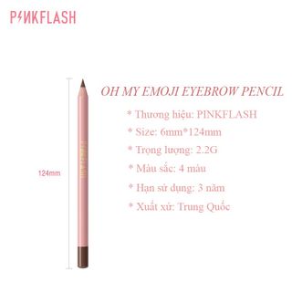 CHÌ XÉ KẺ MÀY PINKFLASH OH MY EMOJI KHÔNG THẤM NƯỚC,LÊN MÀU RÕ NÉT TRỌNG LƯỢNG 2.2G