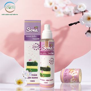 Xịt Thơm Quần Áo SONA | Tinh Dầu SONA Cao Cấp | Tinh Dâù Thơm Hương Lộc Biếc 150ml | Tiết kiệm - An toàn - Chất Lượng| Cho quần áo thơm cả ngày