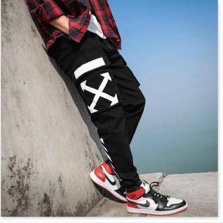 Quần jocker kaki mịn form chuẩn in chữ X