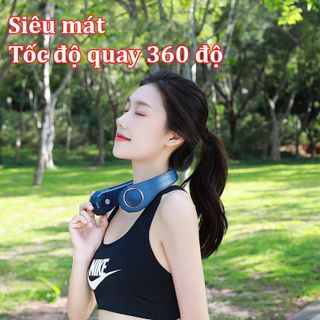 Quạt Đeo Cổ Mini Không Cánh USB Đa Năng 9000MAh