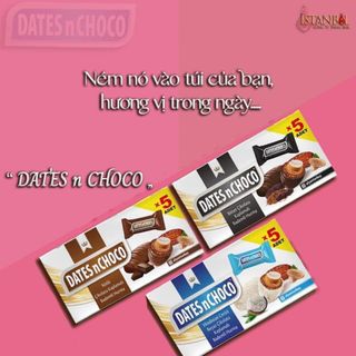 Sô-cô-la phủ chà là và hạnh nhân