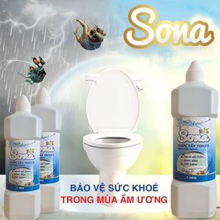 Nước Tẩy ToiLet Sinh Học SoNa Hương Quế