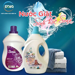 Nước Giặt Sinh học Hương Ban Mai 3.2Kg Can Tím | Cho quần áo mềm mải, bảo vệ sợi vải