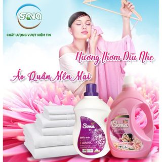 Nước Giặt Sinh học Hương Ban Mai 3.2Kg Can Tím | Cho quần áo mềm mải, bảo vệ sợi vải