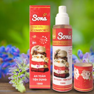 Xịt Thơm Quần Áo SONA | Tinh Dâù Thơm Hương Ban Mai 150ml | Tiết kiệm - An toàn - Chất Lượng| Cho quần áo thơm cả ngày