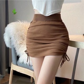 Chân Váy Rút Dây 2 Bên Có Lót Quần Bên Trong