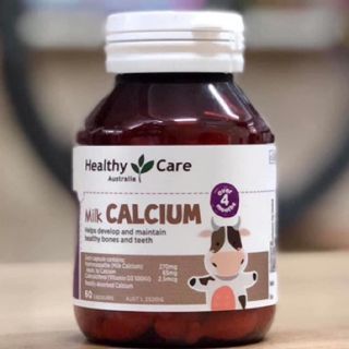 Milk Calcium Healthy Care Bổ Sung Canxi Cho Trẻ Trên 4 Tháng Tuổi, 60 viên giá sỉ