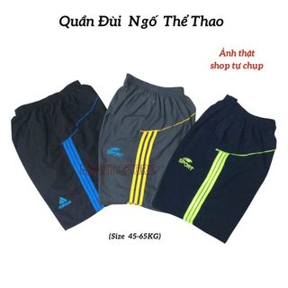 Quần Đùi Nam Dù phối sọc