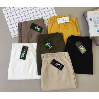 QUẦN BAGGY KHÓA THẬT CÓ CHUN SAU CHẤT ĐŨI NHẸ MÁT