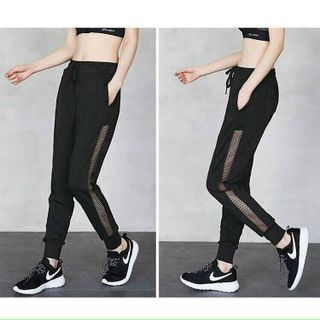 Quần Joger Nữ Thể Thao Phối Lưới Cực Xinh
