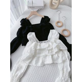 Áo Bo Chun 2 Tầng Cổ Tay Loe