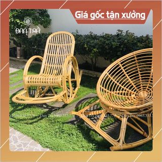 Ghế Mây Bập Bênh Size 1m6 - ĐAN TRÀ - Mây Tre Đan giá sỉ