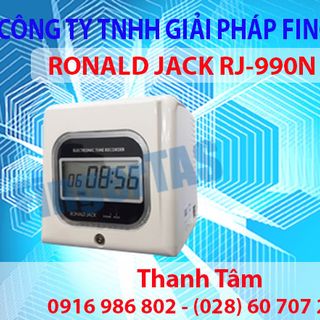 MÁY CHẤM CÔNG THẺ GIẤY RONALD JACK 990N giá sỉ