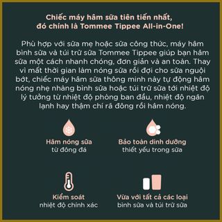 Máy làm nóng bình sữa và túi trữ sữa ( chính hãng )Tommee Tippee TTEXPRESSANDGO82032