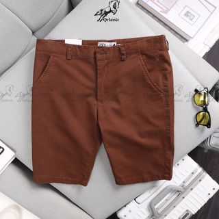QUẦN KAKI SHORT DÂY KÉO NĂNG ĐỘNG SIZE 29=36