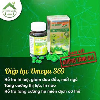 Viên Uống Diệp Lục Omega 369