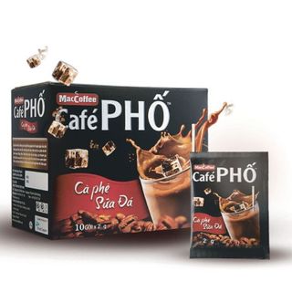 Cà phê phố sữa đá hộp 10 gói