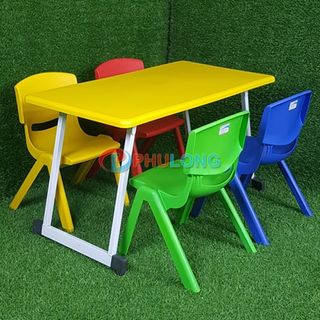 Bàn gấp mầm non Phú Long PL0107