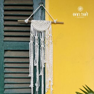 Mành treo tường Macrame trang trí phòng decor không gian boho, vintage ĐAN TRÀ giá sỉ