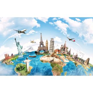 Bộ tranh xếp hình jigsaw puzzle cao cấp 1000 mảnh ghép – Danh Thắng Thế Giới