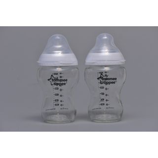 Bình sữa thủy tinh 250ml bộ 2 cái 0 tháng trở lên tommee tippee (82020)