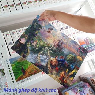 Bộ tranh xếp hình jigsaw puzzle cao cấp 1000 mảnh ghép – Danh Thắng Thế Giới