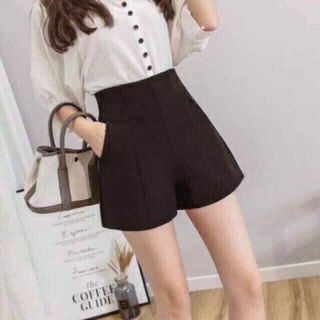 Quần short vải cạp cao_Xưởng May Quỳnh An