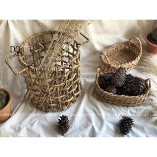 Sọt Đựng Đồ Mây - ĐAN TRÀ - Decor Mây Tre Đan